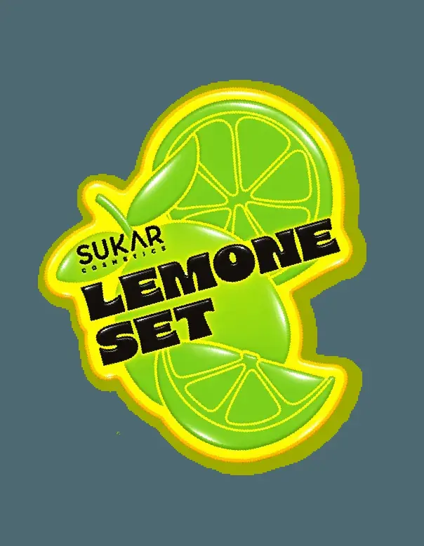 Lemone Set sticker: limes and lemon slices